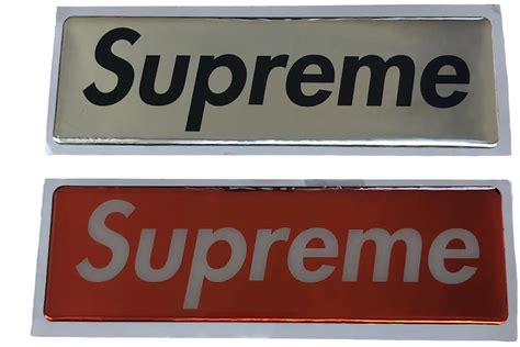 Supreme Plastic Box Logo Sticker Set 